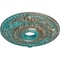 Ekena Millwork Rose Ceiling Medallion (Fits Canopies up to 7 1/4"), 18"OD x 3 1/2"ID x 1 1/2"P, Copper Green Patina CM18ROCGS - alternate 2